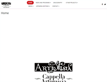 Tablet Screenshot of cappella-artemisia.com